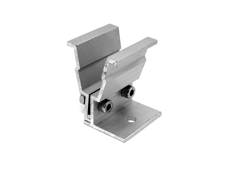Solar roof mounting clamp